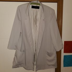 Zara light blue blazer